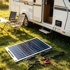 Solar Charging Panel Cable Set for 12V Car Marine Battery Storage Care