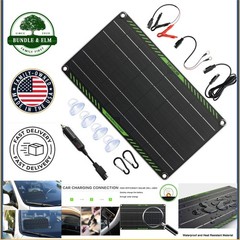 Lightweight 10W Solar Panel Charger for Car Battery and Motorcycle Maintenance