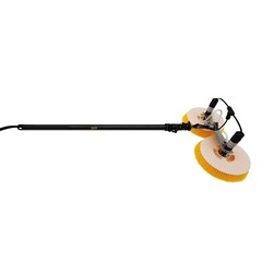 Handheld Double Head Solar Panel Cleaning Machine Retractable Multifunctional