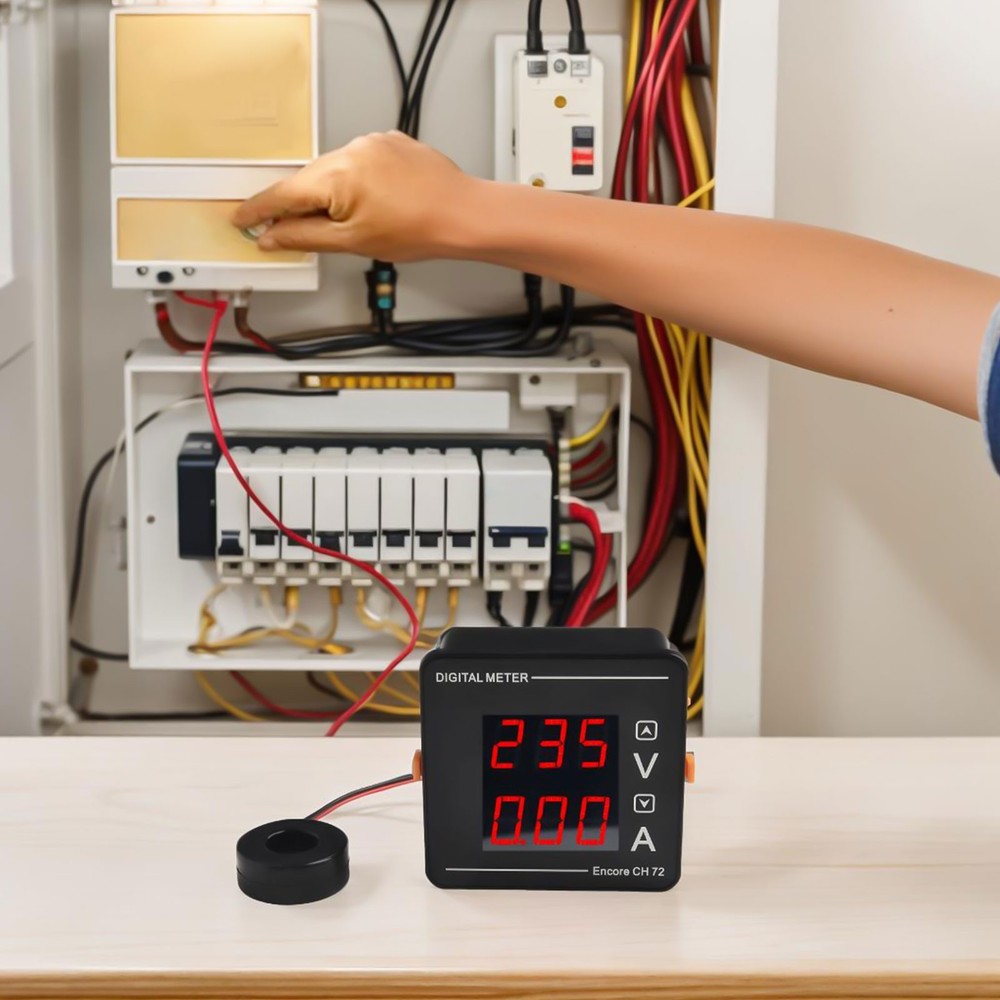Electricity Monitoring Tool Digital Voltage and Current Meter AC50500V