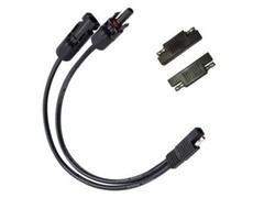 Solar Panel Connectors 10Awg Compatible With Mc-4 Solar Connecter To Sae Adapter