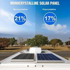 Efficient 25W Waterproof Solar Panel – Perfect for 12V Batteries & Off-Grid Use