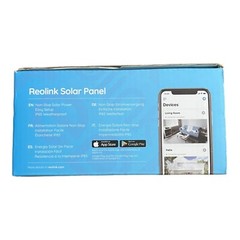 Reolink Waterproof Solar Panel for Security Cameras – Continuous Power Open Box