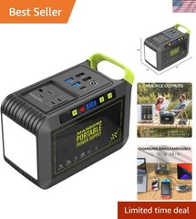 Portable 88Wh Solar Generator with Fast Charging & Advanced Safety Features