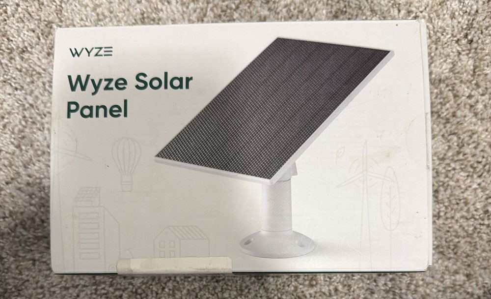 Wyze WSP2W Outdoor Security Camera Solar Panel White