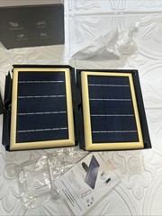 Wasserstein Ring Spotlight Cam/Ring Stick Up Cam Battery cream Solar Panel 2-Pk