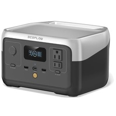 EcoFlow Portable Power Station RIVER 2 – 1 Hour AC Recharge