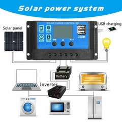 200W 12V Solar Panel Kit Battery Charger with 100A Controller for Caravan Boat