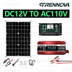 Grennova 1500W Solar Kit 40W Panel 60A MPPT Off-Grid Home Camping Backup