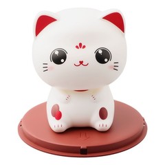 Adorable for Solar Nodding Cat Ornament for Car Dashboard and Home Decoration