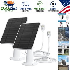 Reliable Solar Panel for Arlo Pro Cameras – Weatherproof & 360° Adjustable