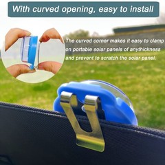 KarlKers Solar Angle Guide Solar Panel Accessories for Portable Solar Panel F…