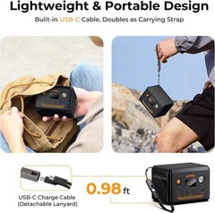 Travel-Friendly 100W Power Station – USB-C & USB-A Ports for Multiple Devices
