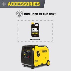 Champion Power Equipment 4500Watt RV Ready Portable Inverter Generator with Q…