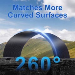 400W Watt Portable Flexible Solar Panel RV Camping Off-Grid Rooftop 12V/24V/48V