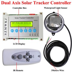 Solar Panel Tracker Dual Axis Tracking LCD Controller &Light Sensor+Relay Module