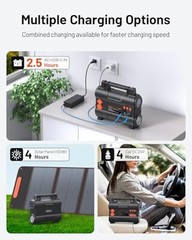 S300 Portable Power Station 300W（Peak 600W）288Wh Solar Generator