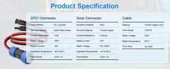 ELFCULB 12AWG Solar to SP21 2-Pin Aviation Cable for Bluetti AC200P AC200MAX