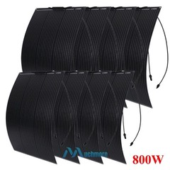 200W 400W 800W Watt Flexible Mono Solar Panel 18V Portable RV Home Boat Camping