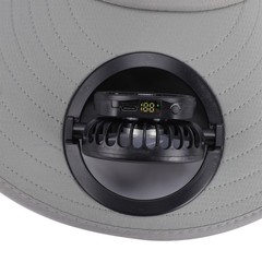 Solar Fan Hat 3 Wind Speeds 360 Degree Adjustable Solar Powered USB Chargin UGXT