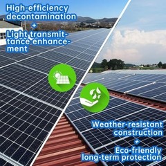 Industrial Solar Panel Cleaner 1 Gallon – Makes 600 Gallons, Streak-Free, Fast D