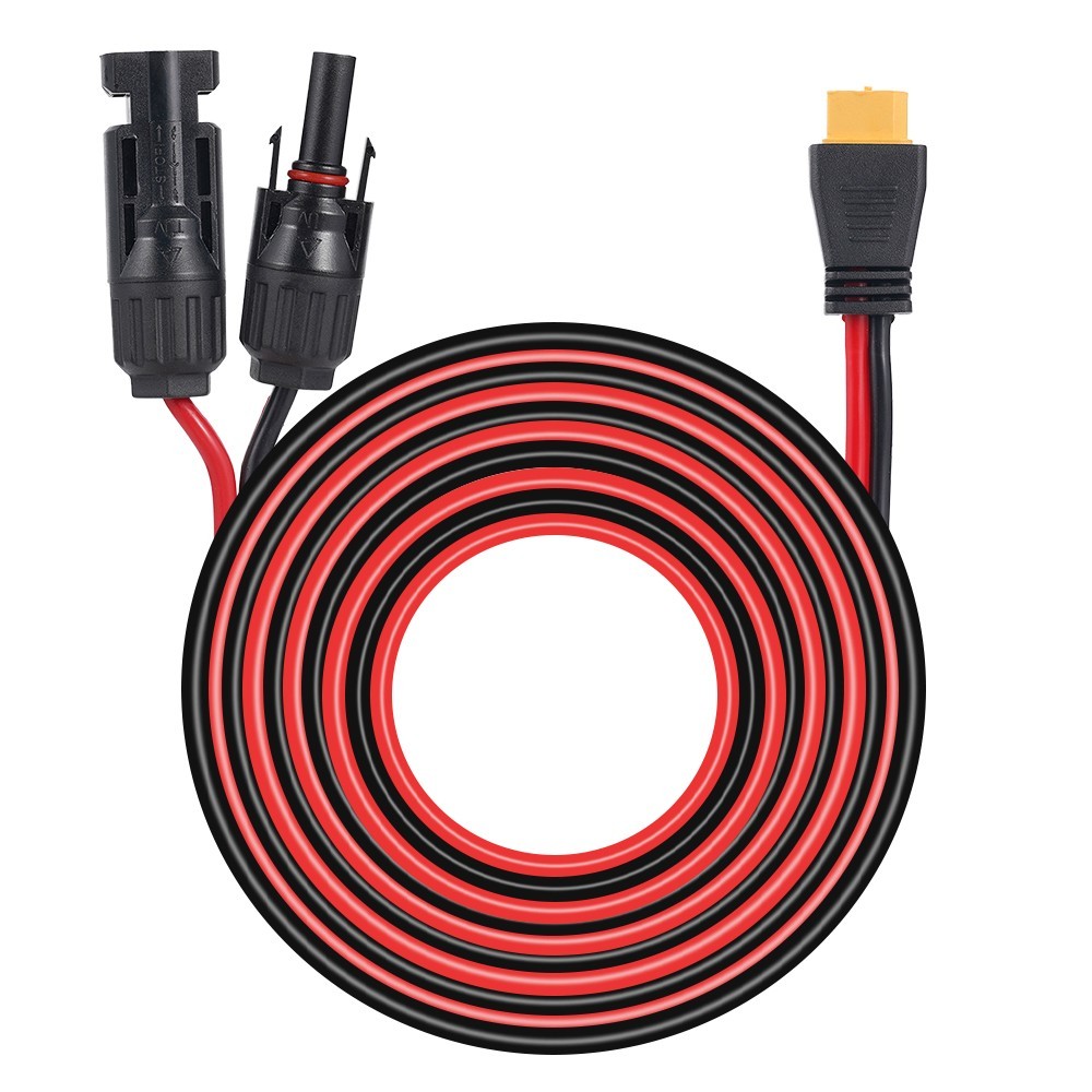 20ft/6m XT60 to Solar Panel Connector Extension Cable For Portable Power Station