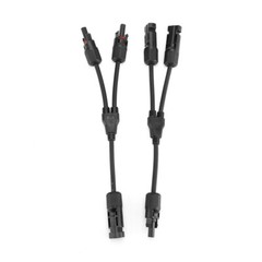 5 Pairs Solar Panel 1 to 2Y Branch Cable Connectors Adapter Extension Connectors