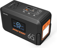 Portable Power Station,135W(270W Peak) Solar Generator,Power Bank with AC Outlet