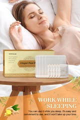 Foot Pads, Ginger Footpads, Natural Ginger Powder Bamboo Vinegar Foot Patches to