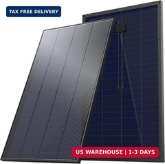 200W Bifacial Solar Panel 24V, RV Solar Panel for Camper Van Cabin Boat, Off Gri