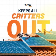 Critter Guard – 8in x 100ft Solar Panel Bird Prevention Roll Kit Pairs – Heav…