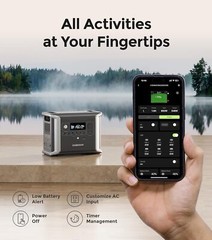 Dabbsson Portable Power Station 1330Wh Solar Generator App Control for Outdoors