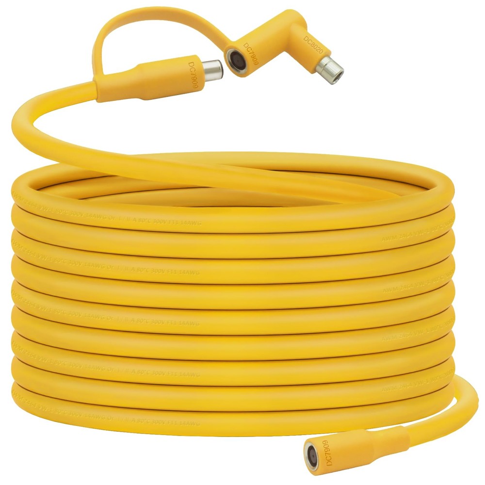 Hoeine Solar Panel Extension Cable for Jackery 30FT, 14AWG 8mm DC Connector