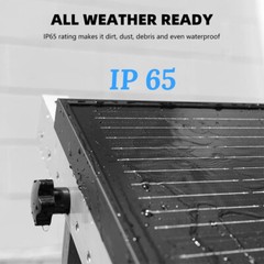 Solar Panel Mono PV Power 100W 18V RV Camping Home Boat Off Grid Battery Charger