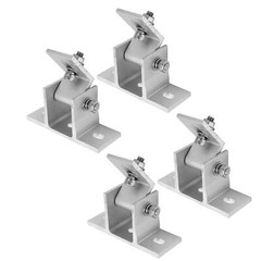 4Sets Solar Panel Mounting Bracket Foot Aluminum Alloy Solar PV Front Supports