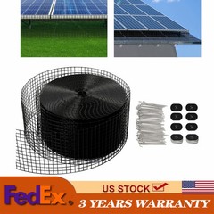 100ft Iron Mesh Bird Guard for Solar Panels – Durable & Easy to Install