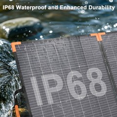 100W Solar Panel Bifacial IP68 Waterproof High Efficiency Off-Grid for Marine