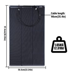 400W Monocrystalline Solar Panel Kit 12V Charging RV Camping Home Off-Grid Boat