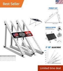45-Inch Aluminum Solar Mounting Brackets – Adjustable for Various Applications