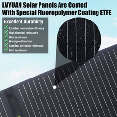 USB Solar Panel 200W Watt Portable Solar Bag for Power Station Charging Foldable