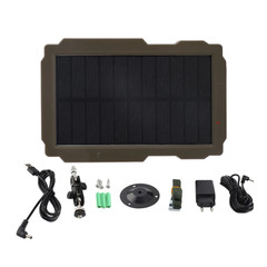 Hunting Camera Solar Panel 3000Mah Trail Camera Solar Charging Battery Panel wit