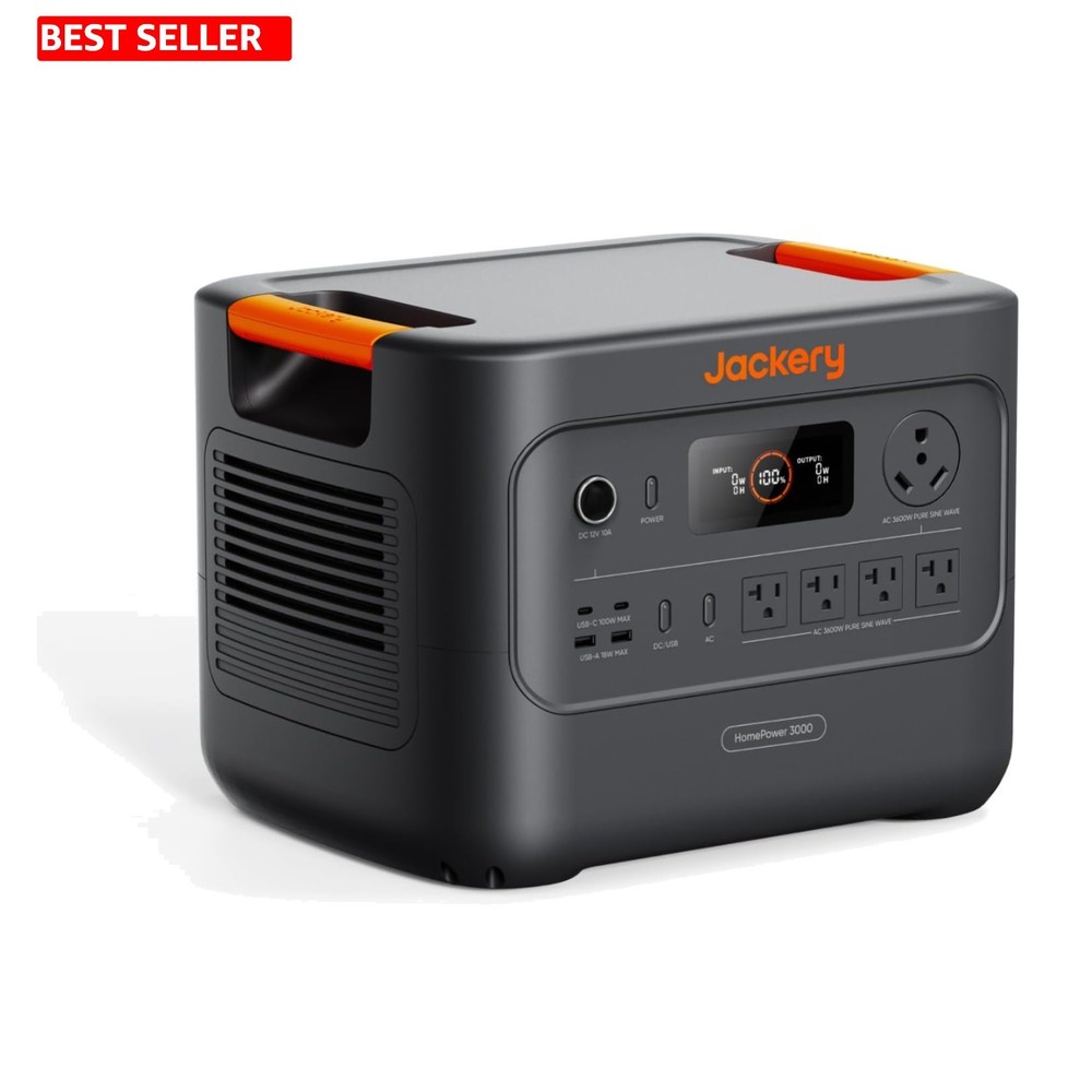Reliable HomePower 3000 with 3072Wh Battery – Essential for Power Outages