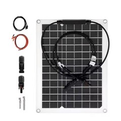 300W 12V Semi-Flexible Solar Panel Bendable Thin Film Monocrystalline Waterproof