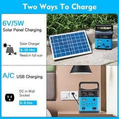 Compact 10W Solar Generator – Lightweight Power Station for Home and Outdoors