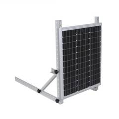 2 Set Adjustable Solar Panel RV Tilt Mounting Rack Bracket Rooftop Flat Surface