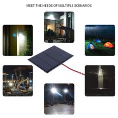 Mini Solar Panel 3W 12V Small Cell Module Polysilicon Board 115x85mm for 9-12V