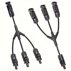 Solar PV Waterproof Y Branch T Splitter Cable MMF FFM Panel Connector