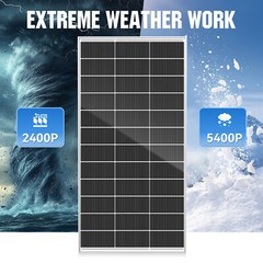 200W 400W 800W 18BB N-Type Solar Panel Battery Charging Boat Home Off-Grid RV PV