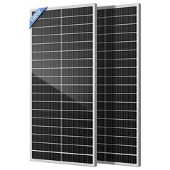 200W Mono Solar Panel 18BB N-Type Cell PV RV Boat Home Power Off Grid (2*100W)
