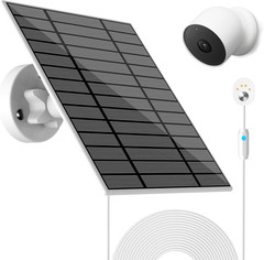 6W Solar Panel Compatible with Google Nest Camera Outdoor & Indoor (Battery V…